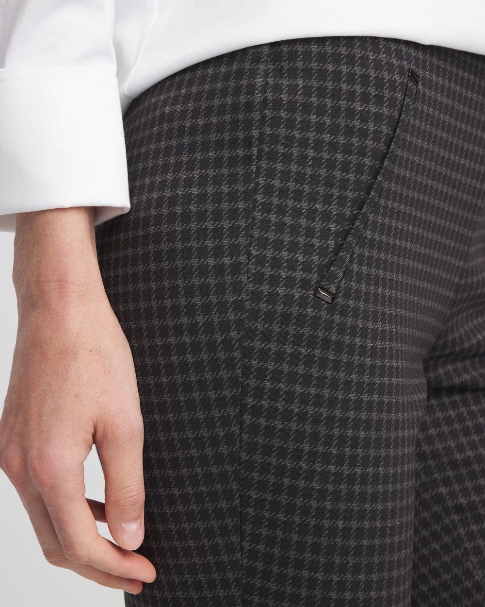 Juliet Tonal Check Pants | Chico's